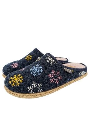 Toni Pons Mari Deli-CP Wool Embroidered Slippers - Made in Spain